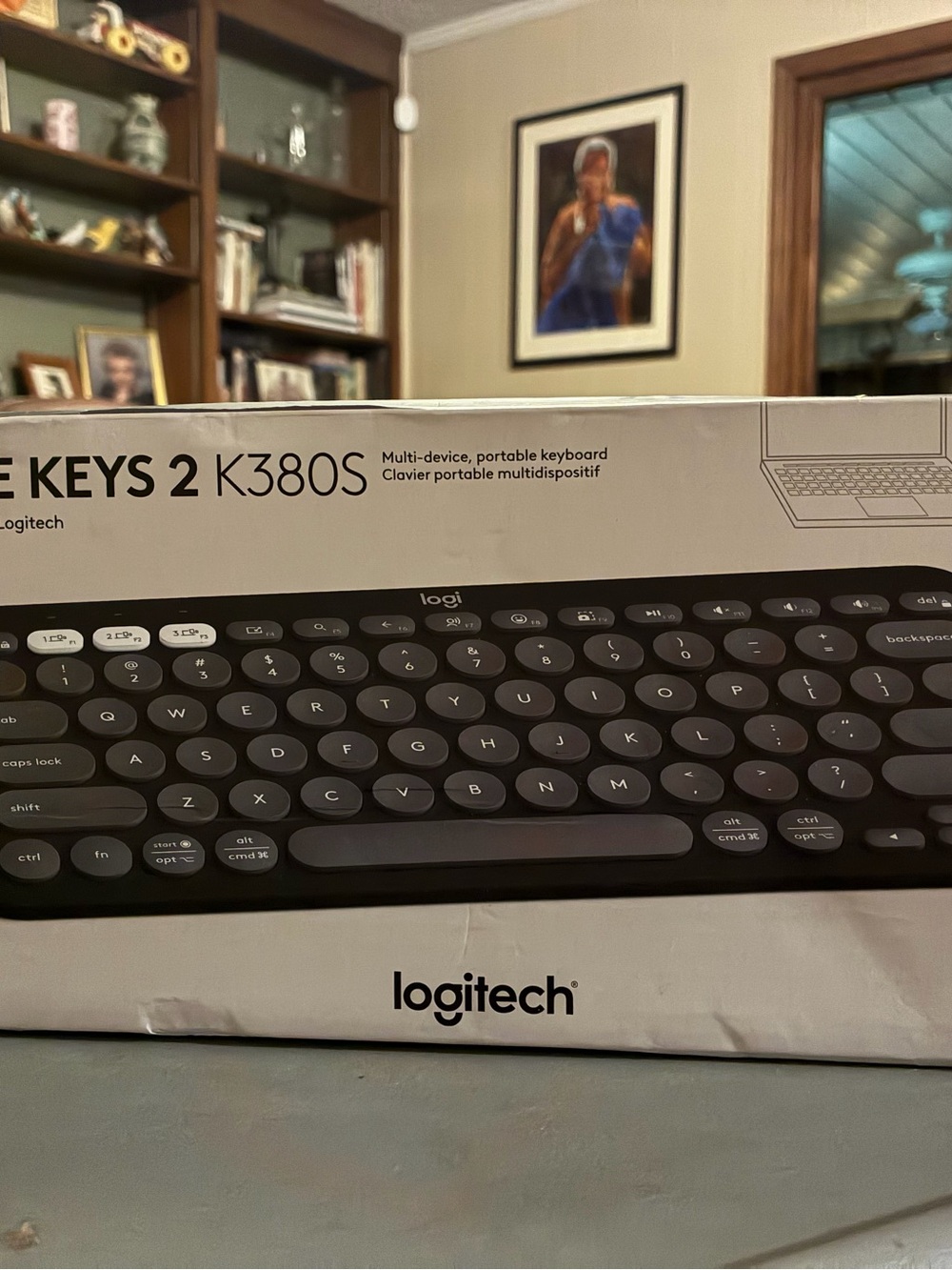 Logitech Pebble Keys 2 K380S Bluetooth Wireless Keyboard – Black – New in Box